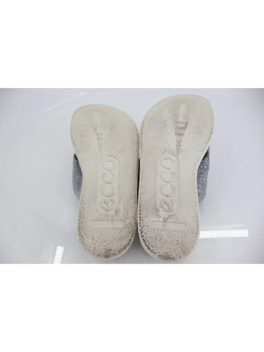 ECCO Women's Size 5 Flowt LX Slide Flat Sandal Women Concrete Gray Comfortable